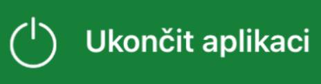 Ukončení aplikace EcoPOS